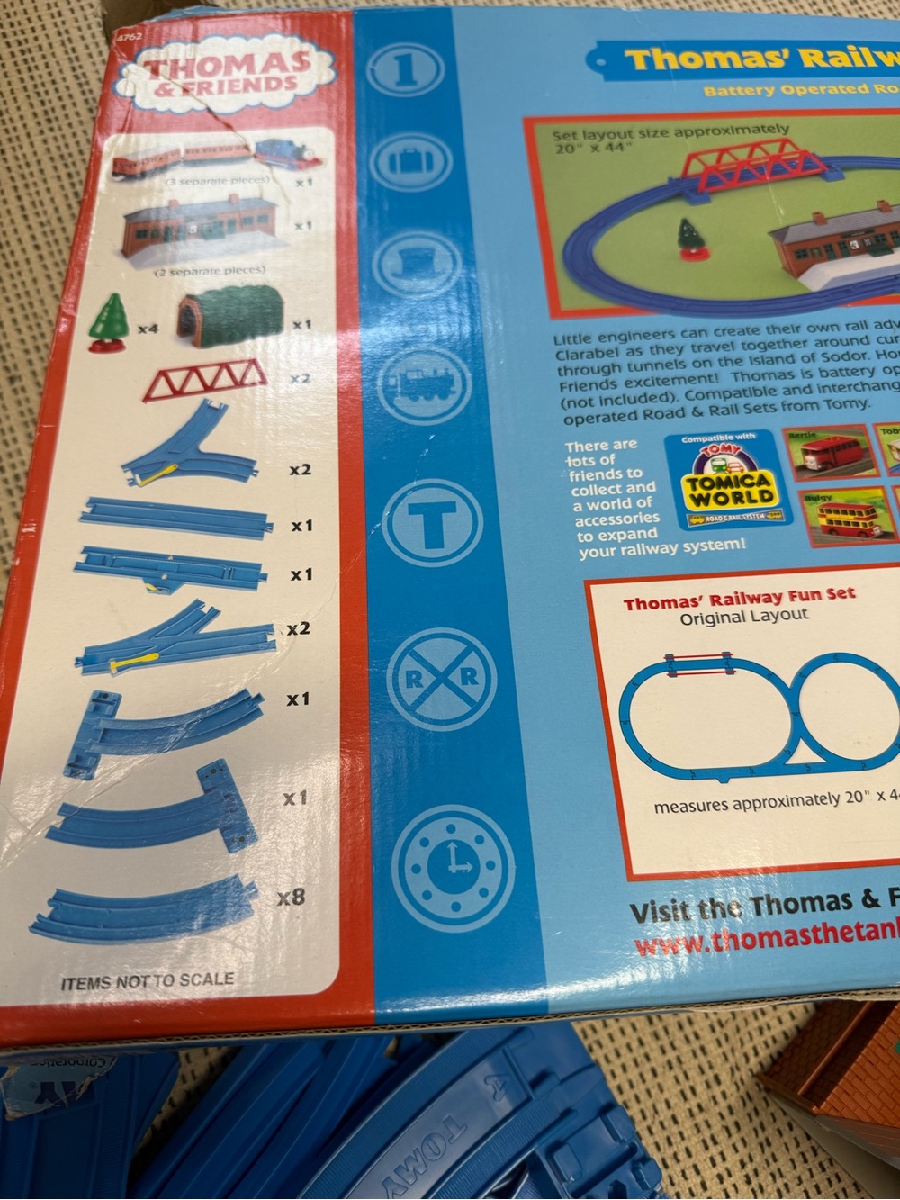 Thomas & Friends Railway Fun Set 4762 TOMY 2002 - Picture 2 of 16